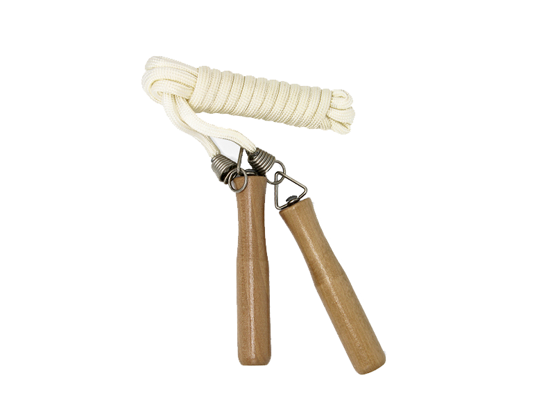wooden handle jump rope